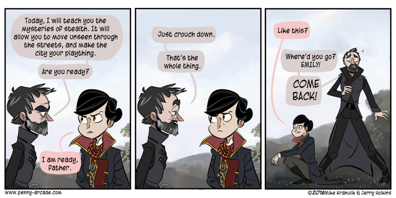 Illustration for article titled Sunday Comics: Just Crouch Down